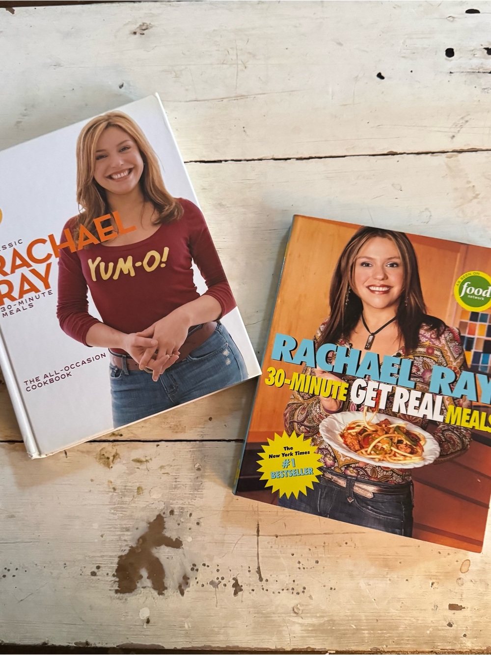 Two Rachael Ray cookbooks